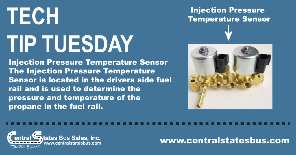 Injection pressure temperature sensor on a Blue Bird School Bus ...
